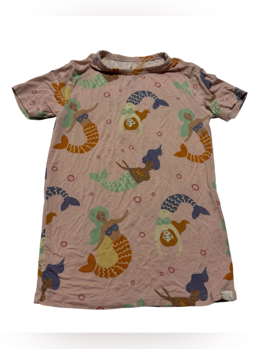 Loocsy Mermaid Bamboo Short Sleeve Pajama Shirt